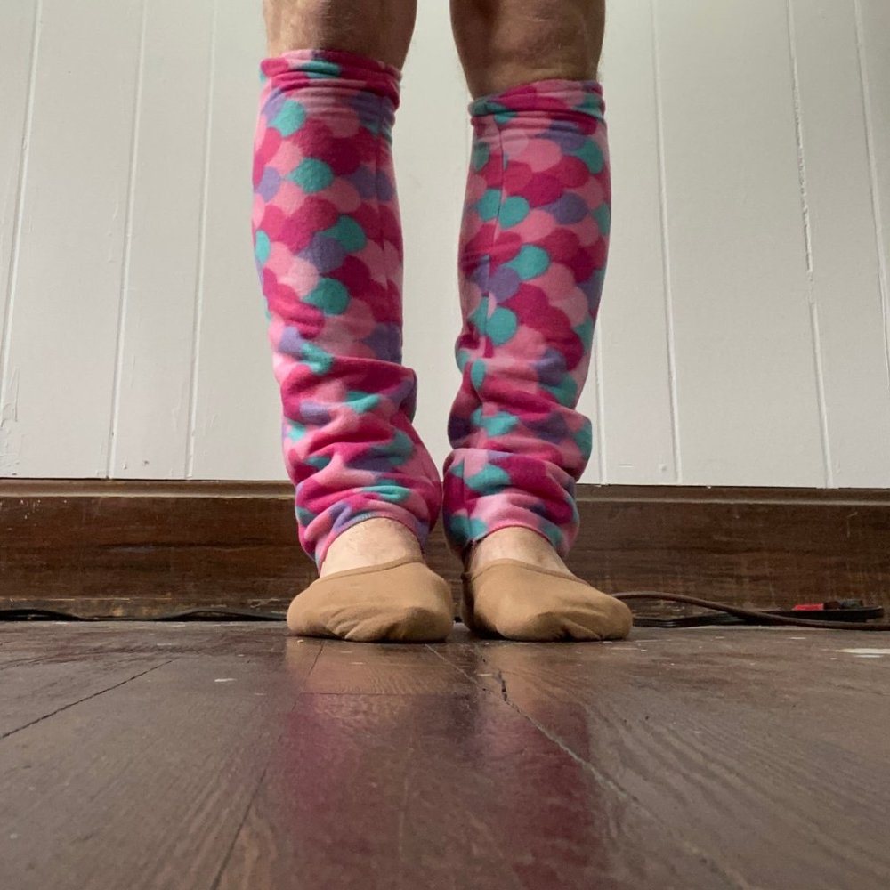 Handmade Ballet Fleece Legwarmers - Picture 2 of 8